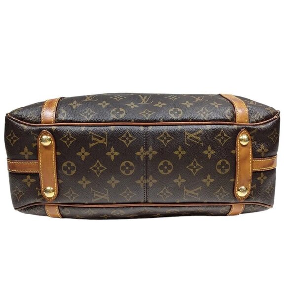 119435BQ (X6) Louis Vuitton Tote Bag Stresa PM Brown Monogram - Picture 3 of 9